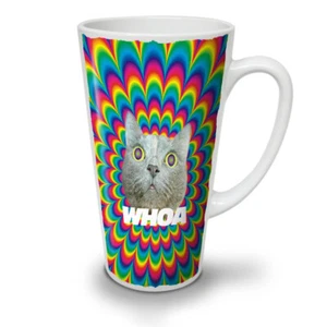 Wellcoda Psychedelischer High Fun Crazy Latte Becher 12/17oz - Bild 1 von 15