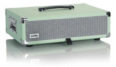 Gator Cases Retro Series Vintage Amp Rack Case; 2U - Seafoam Green - Image 1 of 4