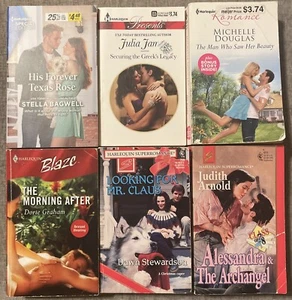 6 PBs: Harlequin (Mixed Romance Books) GOOD! - Picture 1 of 14