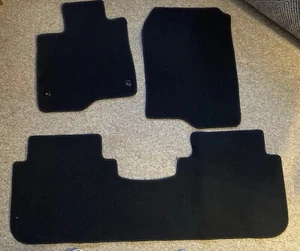 NEW OEM 2023 Honda CRV Black Floor Mat 3 Piece Set - 836003A0 A010M1 NH900L - Foto 1 di 4