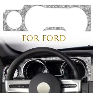 Diamond Car Interior Speedometer Surround Panel Trim For Ford Mustang 2005-2009 - Foto 1 di 6