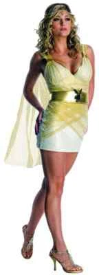 Sexy Disfraz de Diosa Playboy Griega Romana Corto Elegante Halloween para Adulto Foto 1 de 2