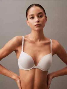 Calvin klein Perfectly Fit Memory Touch Push-Up Bra, Cloud Grey, 34A - Picture 1 of 3