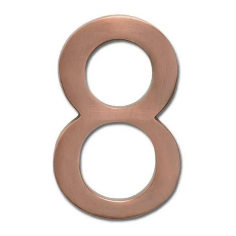 Architectural Mailboxes 3585AC-8 Solid Cast Brass 5 in. Antique Copper Floati Cover