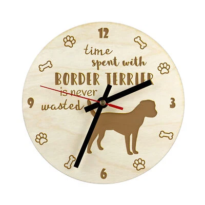Border Terrier horloge en contreplaqué Art-Dog - Image 1 of 4