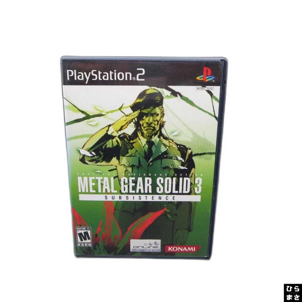 Metal Gear Solid 3 Subsistence PlayStation 2 NO MANUAL PS2 Japan - Image 1 of 1