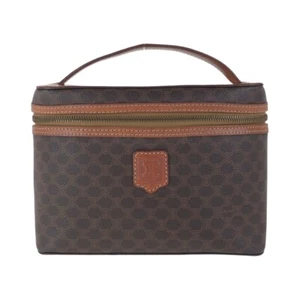 CELINE Macadam M93 Handbag vanity bag Brown Gold Hardware PVC/leather - Picture 1 of 10