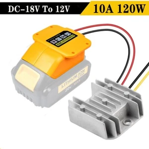 Regulador de batería convertidor de voltaje DC 18V a 12V para Dewalt Step Down 10A 120W - Imagen 1 de 9