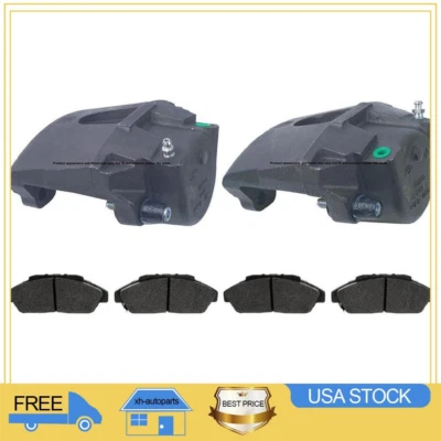 Juego de pinzas de freno delanteras y pastillas de freno de cerámica para Dodge Dakota 2002 - 2000 XH Foto 1 de 4