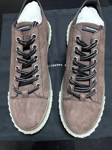 Giuseppe Zanotti braune Wildleder BLABBER UOMO Schuhe Gr. 13 handgefertigt in Italien - Bild 1 von 6