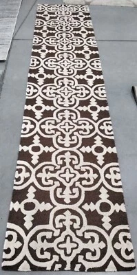 Alfombra manchada MARRÓN OSCURO/MARFIL 2'-6" X 12', precio reducido 1172719255 CAM133H-212 Foto 1 de 4