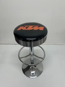 KTM MOTORCYCLES PREMIUM BAR STOOL ADJUSTABLE HEIGHT - Picture 1 of 7