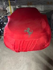 Ferrari 812 GTS Red Indoor Car Cover with logo. Genuine Ferrari - Picture 1 of 2
