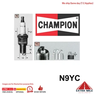 N9YC Copper Plus Spark Plug for FORD ANGLIA 105E BRONCO GEN3 CAPRI MK1 CORTINA M - Picture 1 of 4