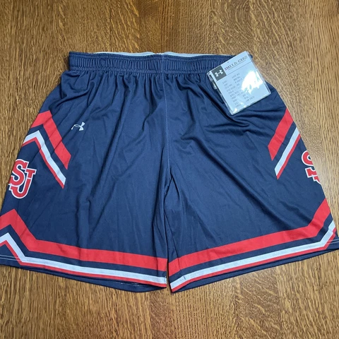 Under Armour St Johns Red Storm Womens Basketball Shorts Size L NWT Cover