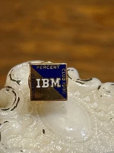 Spilla dipendente IBM Club 3/8" 1980 piena d'oro 10k (GF) - Foto 1 di 4