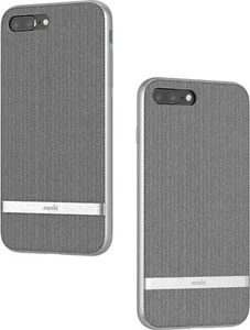 Moshi Vesta 5.5" Custodia Sottile Grigio per IPhone 7 Plus / 8 Plus - Foto 1 di 3