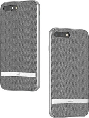 Moshi Vesta 5.5" Custodia Sottile Grigio per IPhone 7 Plus / 8 Plus - Immagine 1 di 3