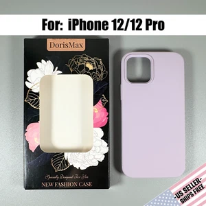 Funda diseñada para iPhone 12/12 PRO: Púrpura Taro | Silicona Líquida | Slim Fit - Imagen 1 de 14