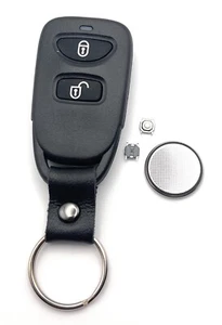 Kit Riparazione per Hyundai Tucson Accent Babbo Natale 2 Pulsanti Telecomando Portachiavi Allarme - Foto 1 di 3