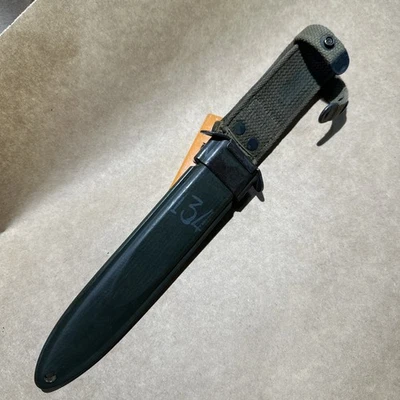 Segunda Guerra Mundial Segunda Guerra Mundial EE. UU. M8 M-8 BM CO. VAINA para cuchillo M3 ejército  Foto 1 de 4