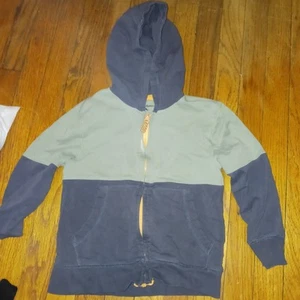 TOMMY BAHAMA BLUE & GREEN HOODIE JACKET BOYS SIZE 5/6 - Picture 1 of 2