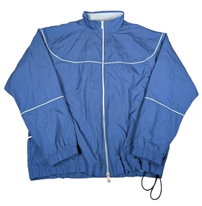 Air Jordan | Nike Flight | 2 Tone Blue | Mens | Full-Zip Warm Up Jacket | L - Picture 1 of 16