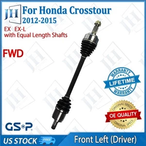 Eje CV conductor delantero izquierdo original para Honda Crosstour EX-L EX 2012 13 14 15 TRACCIÓN DELANTERA - Imagen 1 de 16