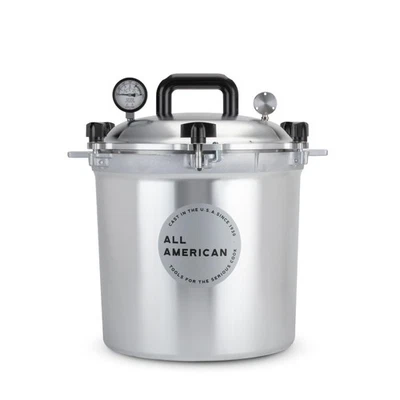 All American 1930: 25 кварт скороварка/консервный нож (925) - эксклюзивный металл для... - Изображение 1 из 4