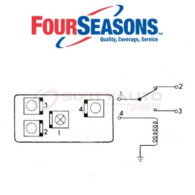 Four Seasons HVAC Blower Motor Relay for 1976 Oldsmobile Cutlass Tiara - az Foto 1 de 4