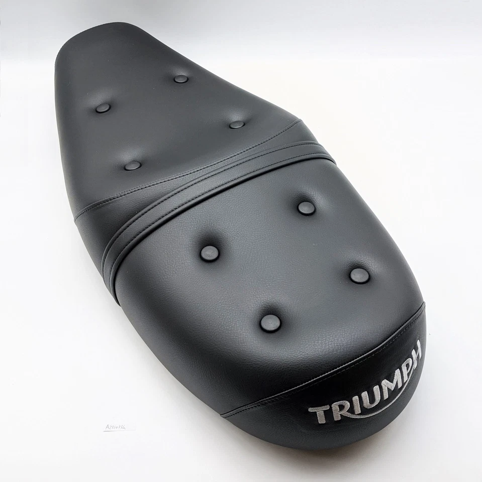 Black Comfort Seat "KING & QUEEN" Original A2310734 Triumph Bonneville T100/T120