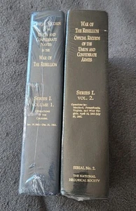 WAR OF THE REBELLION OFFICIAL RECORDS SERIES 1 VOL 1 And  2  - Picture 1 of 3