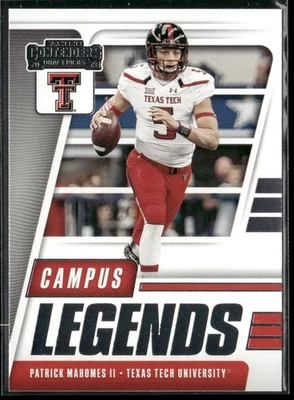 2021 Panini Contenders Draft Picks Campus Legends Patrick Mahomes #2 A1 - Image 1 of 2