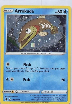 Arrokuda - Promo SWSH: Sword & Shield Promo Cards SWSH093 NM Holo - Image 1 of 2