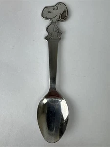 Vtg 1958 Snoopy Stainless Steel Kids Spoon Made in Japan children's flatware - Picture 1 of 8