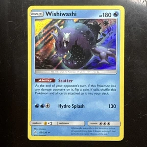 Wishiwashi 62/236 Holo Rare Cosmic Eclipse Pokemon Card - Picture 1 of 3