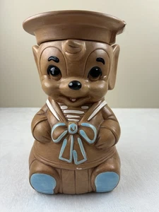 Vintage 60s Twin Winton Sailor Boy Mouse Cookie Jar Made In USA 11" - Picture 1 of 10