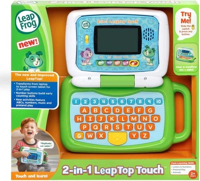 LeapFrog 2-in-1 Leap Top Touch - Green - Brand New! - Image 1 of 2