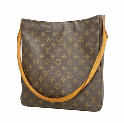 Louis Vuitton Monogram Looping GM Shoulder Bag M51145 Brown Canvas Tote - Image 1 of 4