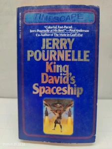 KING DAVID'S SPACESHIP by JERRY POURNELLE, 1981 1st Timescape Printing - Picture 1 of 7