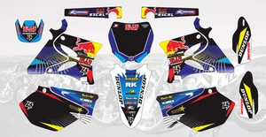 257 GRAPHICS KIT FOR YAMAHA YZ 125 250 YZ125 YZ250 2002-2014 - Bild 1 von 1