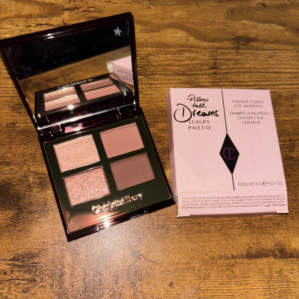 Charlotte Tilbury Pillow Talk Dreams Luxury Palette Eyeshadow Quad NIB $55 MSRP - Image 1 of 3