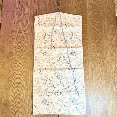 Tapiz floral vintage colgante maquillaje joyería organizador artículos de tocador plegables Foto 1 de 4