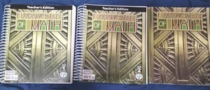 Fundamentals Of math.  Math Teachers Edition and Student Activities Book, Set - Picture 1 of 1