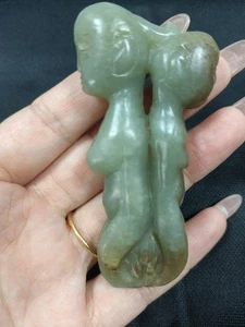 Collection of Ancient Chinese Antique Jade Beautiful Women's Handles - Picture 1 of 9