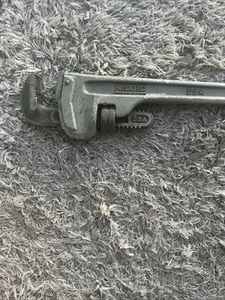 Ridgid 14" ALUMINIUM ROHRZANGE GUTER ZUSTAND FIRSTWERKZEUG - Bild 1 von 9