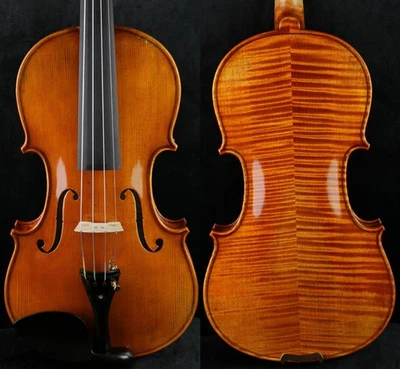 Fabulous Master Handmade Full Violin after Stradivar 1716 Violin Great tone ZM7 - Image 1 of 4