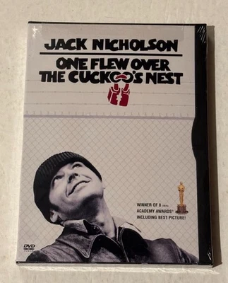 ONE FLEW OVER THE CUCKOO'S NEST (DVD, 1975) Jack Nicholson, new free ship - Image 1 of 3