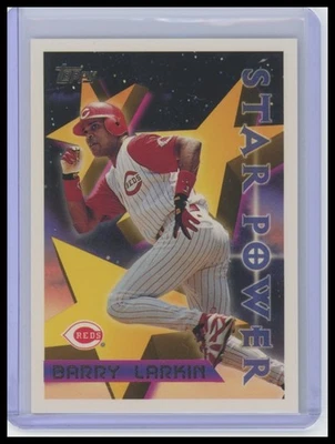 1996 Topps #6 Barry Larkin - Image 1 of 2