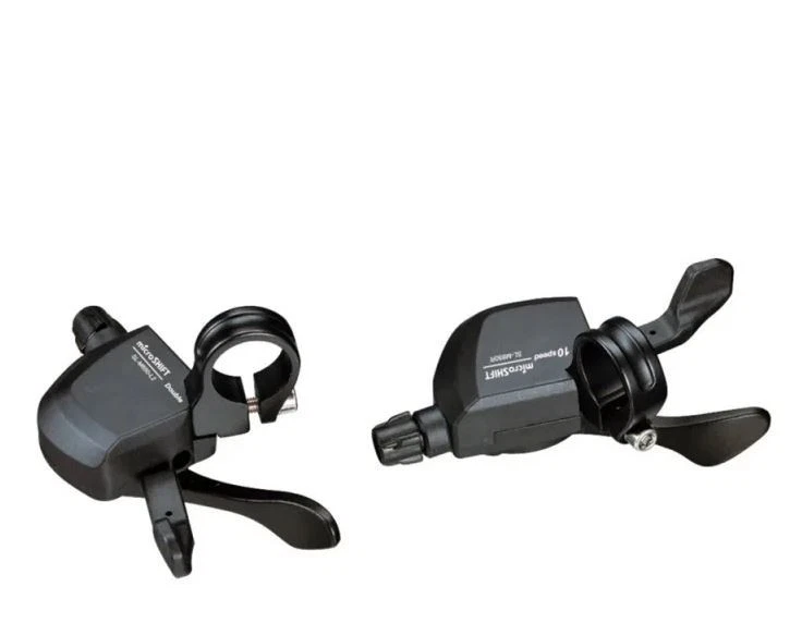 Comando cambio destro MicroShift MTB 10 velocità Shimano/Sunrace alluminio nero - Immagine 1 di 1